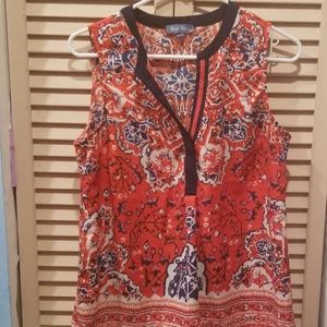 Fleur bleve tank top small